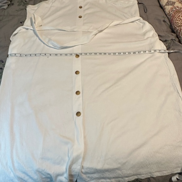 NWT Ava & Viv Women's Plus Size Knit Button-Front Dress sz 4X - Picture 3 of 4